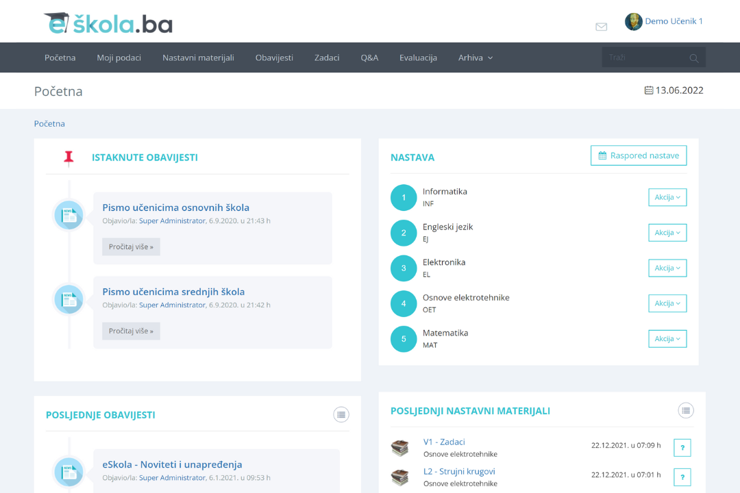 Cloud based learning platform that provides robust, secure and integrated system for primary and secondary education institutions